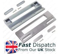 2x Universal Gris Plata 190mm Nevera Congelador Mango Fijación Ranuras 90mmA