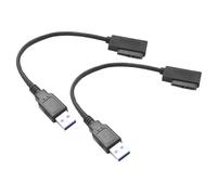 2X USB 3.0 A 7+ 6 13Pin Slimline Computadora Portátil Cd/Dvd Rom Cable Adaptador de Unidad ÓPtica