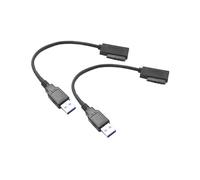 2X USB 3.0 A 7+ 6 13Pin Slimline Sata Computadora Portátil Cd/Dvd Rom Cable Adaptador de Unidad ÓPtica