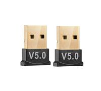 2X USB 5.0 Adaptador Dongle Inalámbrico Receptor Estéreo Remitente de Audio para PC Computadora Portátil Auricular Transmisor de TV