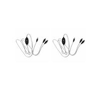 2X USB in-OUT MIDI Cable Converter PC to Music Keyboard Adapter Cord