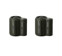 2X USB Portable Personal Hanging Waist Fan 4500MAh Recharge Wearable E