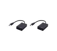 2X USB1000F-LX Adaptador de Red Ethernet de Fibra Gigabit USB 3.0 Modo Único 1310Nm 10Km Módulo Óptico LC SFP NIC RTL8153
