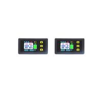 2X VA7510S Medidor de Voltaje Y Corriente, 100A 6-75V / 0V-120V Amperímetro Voltímetro Salida de Monitor Carga Y Descarga de la Batería