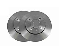 2x VAICO Disco de freno Delantero Ø239mm Altura: 34,5mm Espesor: 18mm Corona de Agujeros - Ø: 100mm ventilado V10-80045 Compatible con VW Polo IV Hatchback 9N, 9A Lupo/Lupo 3L 6X1, 6E1 POLO 6N2