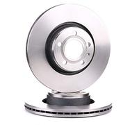 2x VAICO Disco de freno Delantero Ø314,0mm Espesor: 25,0mm Espesor: 25mm Corona de Agujeros - Ø: 112,0mm Corona de Agujeros - Ø: 112mm ventilado V10-80090 Compatible con AUDI A6 C6 Avant 4F5