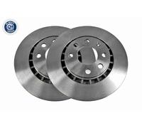 2x VAICO Disco de freno Delantero para OPEL Kadett E CC (T85) 256mm V40-80034