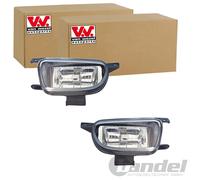 2x VAN WEZEL Faros Antiniebla Kit Izquierda + Derecho Apto para VW Transporter