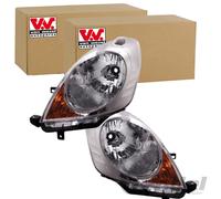 2x VAN WEZEL H4 FARO JUEGO IZQUIERDO+DERECHO Compatible Con NISSAN NOTE