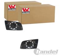2x VAN WEZEL Retrovisor Calentado Azul Tintado Apto para BMW 5 Izquierda + Dcha