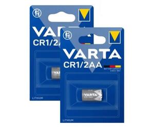 2x Varta CR1/2AA Batería De Litio 3V CR14250 6127 BR14250 BR1/2AA