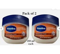 2X Vaseline Manteca de Cacao Rico Acondicionador Hidratante Jalea, 450ml/432ml
