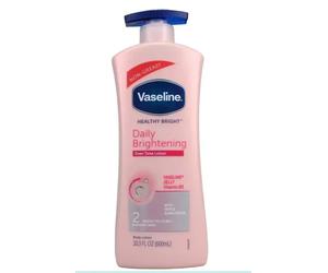2X Vaseline Saludable Brillante Diario Brillo Tono Uniforme Loción, 600ML GB