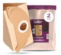 2x Vellto Bolsa Papel Aspiradora Repuesto Compatible con Kärcher WD2 MV2 A2004 SE2001 SE3001 A2054 A2099 WD2240 WD2250 WD 2.200 A2236 A2064 Doble Capa Sustituto 6.904-322.0 6.414-552.0
