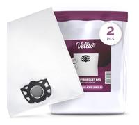 2x Vellto Bolsa para Aspiradora Compatibles con Kärcher 2.863-006.0 Bolsas Filtrantes de Repuesto WD4 WD5 WD6 WD5P WD6P Premium MV4 MV5 MV6 WD4.000 WD4.200 SE 6.100