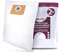 2x Vellto Bolsa para Aspiradora Compatibles con Kärcher 6.907-479.0 NT 361 351 25/1 AP 35/1 561 611 Eco H TE 40/1 Tact Bolsas de Repuesto Polvo Filtrantes