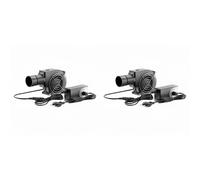 2X Ventilador Turbo de 97 mm, Conector Hembra de 12 V CC, Ventilador Centrífugo de Refrigeración, Adaptador de Corriente CA 220 V, Velocidad