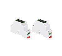 2X Waveshare Convertidor RS232 Una RS485 Tipo Riel Industrial 300-115200Bps Aislamiento Digital Activo Amplio Voltaje