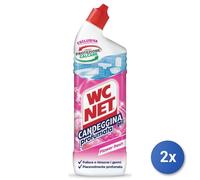 2X WC NET Baño 700 ML. Lejía Gel Aromatizada