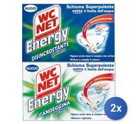 2x Wc Net Energy Baño Polvo Con Bleach (Fragancia Mixta )