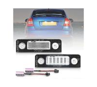 2x White Canbus Error Free Led License Number Plate Light for Skoda Octavia Mkii 1z A5 09-13 Roomster 5j 06-10 Rear Tag Lamps