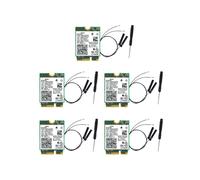 2X WIFI 7 BE200 BE200NGW Tarjeta WiFi+Antena BT 5.4 802.11AX Adaptador de Red Inalámbrico Tribanda M.2 NGFF para Win10/11