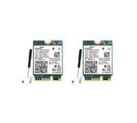 2X WIFI 7 BE200 BE200NGW Tarjeta WiFi BT 5.4 802.11AX Adaptador de Red Inalámbrico Tribanda M.2 NGFF para Win10/11
