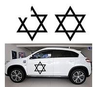 2x WWII Evil Fear of The Star of David Was A Dark Classic Signs Car