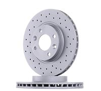 2x ZIMMERMANN Disco de freno Delantero Ø258mm Altura: 44mm Espesor: 22mm Cantidad de Taladros: 6/4 Corona de Agujeros - Ø: 100mm ventilación interna perforado 470.5403.52 Compatible con RENAULT