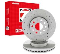 2x Disco de freno ventilación interna 400.5541.20 ZIMMERMANN para MERCEDES-BENZ
