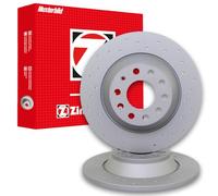 2x ZIMMERMANN Disco de freno Trasero Ø300mm Altura: 48mm Espesor: 12mm Cantidad de Taladros: 9/5 Corona de Agujeros - Ø: 112mm macizo perforado 600.3252.52 Compatible con VW Passat B8 Variant 3G5, CB5