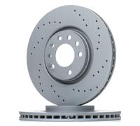 2x ZIMMERMANN Sport Coat Z Disco de freno Delantero para OPEL Zafira B (A05)