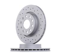 2x ZIMMERMANN Sport Coat Z Disco de freno Delantero para VW GOLF VI (5K1) 280mm