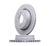 2x ZIMMERMANN Sport Coat Z Disco de freno Trasero para BMW 3 Sedán (E46) 276mm