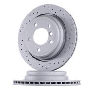 2x ZIMMERMANN Sport Coat Z Disco de freno Trasero para BMW 5 Sedán (E39) 298mm