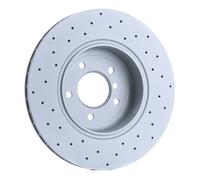 2x ZIMMERMANN Sport Coat Z Disco de freno Trasero para BMW 5 Sedán (E60) 345mm