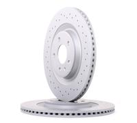 2x ZIMMERMANN Sport Coat Z Disco de freno Trasero para VW Touareg III (CR7, RC8)