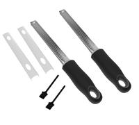 2x Zitronenreibe Acero Inox. Rallador de Jengibre Nuez Moscada Mano Zester