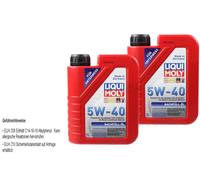 2X1 Litro Original Liqui Moly 1305 Aceite Motor 5W-40
