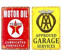 2x1 Póster de DiiliHiiri Cartel Chapa Retro 30x20cm - Señal Garaje | Placa Decorativo Taller | Decoración Cueca Varonil | Amantes de los Muscle Cars | Letrero (2635-266-322)