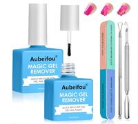 2x15ml Removedor Profesional para Uñas de Gel,Gel para quitar el esmalte de uñas rápido,Para esmalte semipermanente,Elimina Rápidamente Esmalte Uñas en 3-5 Minutos