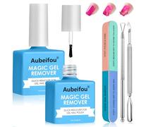 2x15ml Removedor Profesional para Uñas de Gel,Gel para quitar el esmalte de uñas rápido,Para esmalte semipermanente,Elimina Rápidamente Esmalte Uñas en 3-5 Minutos