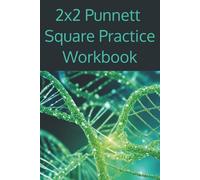 2x2 Punnett Square Practice Workbook: 200 Blank 2×2 Punnett Square Grids | 2 Grids Per Page | 100 Pages for Genetics and Biology Practice