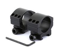 2x30mm de Perfil bajo para Trabajo Pesado Alcance del Rifle de los Anillos de Montaje con 6 Tornillos para el Carril de Picatinny del tejedor