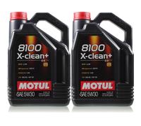 2x5 Litro Original MOTUL 106377 8100 X-Clean + 5W30 Aceite motor VW para BMW