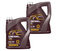 2X5 Litros MANNOL Diesel TDI 5W-30 Aceite Motor API SN/CH-4 ACEA C2 C3 GM DEXOS2