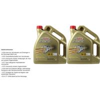 2x5 Litros Original Castrol EDGE TITANIUM 5W-30 C3 Aceite Motor Aceite De Motor