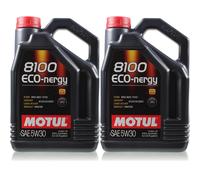 2X5 Litros Original Motul 102898 8100 Eco-Energía 5W30 Aceite Motor