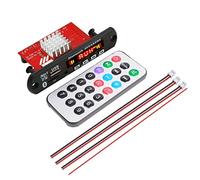 2X60W Amplificador Bluetooth 5.0 Placa Decodificadora de MP3 Manos 12V Reproductor de MúSica InaláMbrico MóDulo de Audio USB TF AUX Radio FM