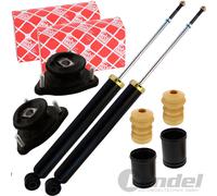 2xGASDRUCK Amortiguador + Febi Cojinete Eje Trasero Apto para BMW 5er E39